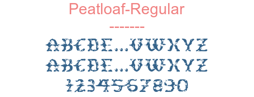 Peatloaf-Regular