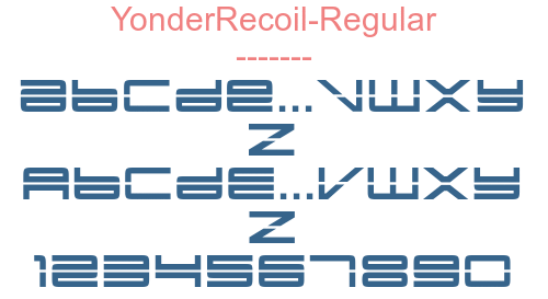 YonderRecoil-Regular