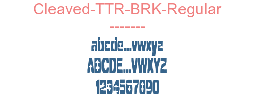 Cleaved-TTR-BRK-Regular