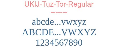 UKIJ-Tuz-Tor-Regular