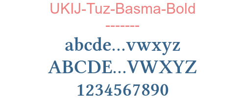 UKIJ-Tuz-Basma-Bold