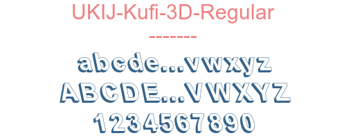 UKIJ-Kufi-3D-Regular