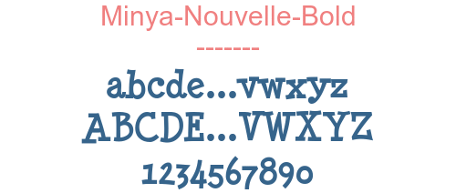 Minya-Nouvelle-Bold