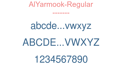 AlYarmook-Regular