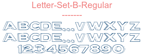 Letter-Set-B-Regular