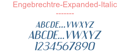 Engebrechtre-Expanded-Italic