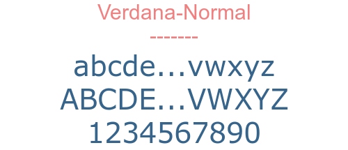 Verdana-Normal