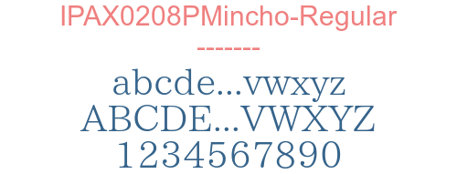 IPAX0208PMincho-Regular