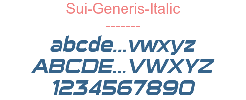 Sui-Generis-Italic