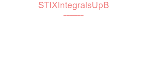 STIXIntegralsUpB