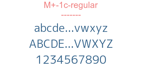 M+-1c-regular