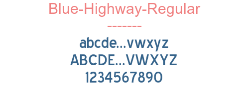 Blue-Highway-Regular