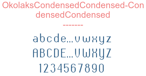 OkolaksCondensedCondensed-CondensedCondensed