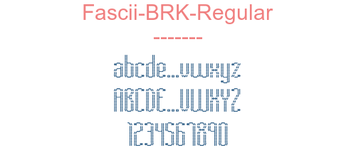 Fascii-BRK-Regular