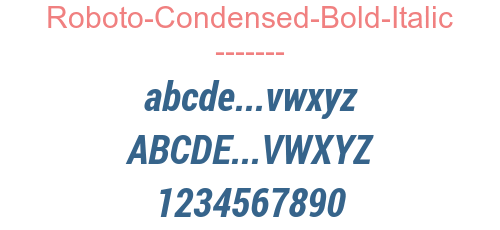 Roboto-Condensed-Bold-Italic