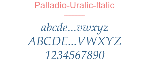 Palladio-Uralic-Italic