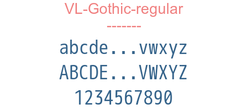 VL-Gothic-regular