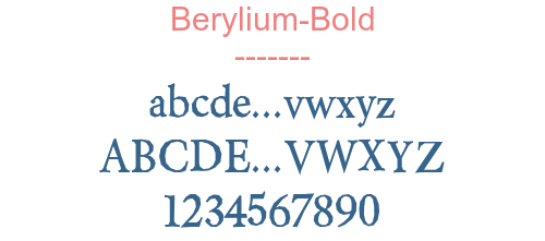 Berylium-Bold