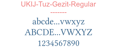 UKIJ-Tuz-Gezit-Regular