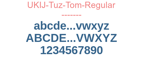 UKIJ-Tuz-Tom-Regular