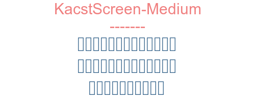 KacstScreen-Medium