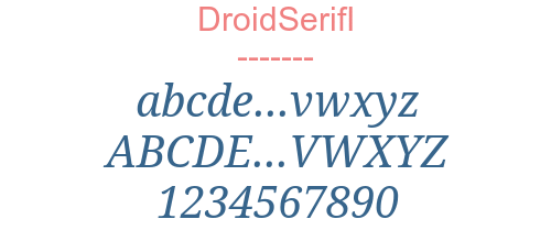 DroidSerifI