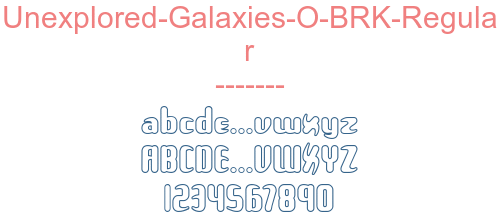 Unexplored-Galaxies-O-BRK-Regular