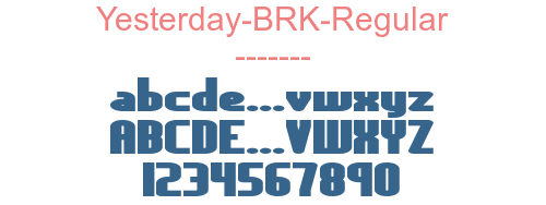 Yesterday-BRK-Regular