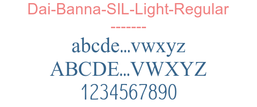 Dai-Banna-SIL-Light-Regular