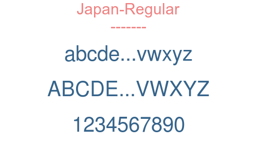 Japan-Regular