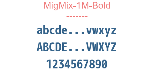 MigMix-1M-Bold