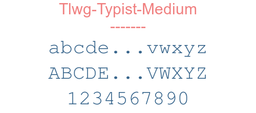 Tlwg-Typist-Medium