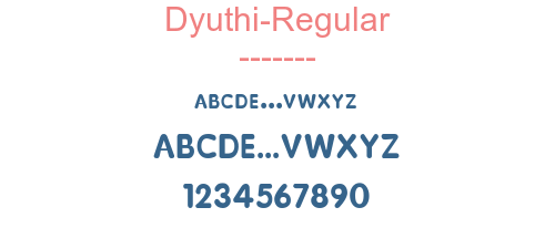 Dyuthi-Regular