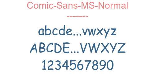 Comic-Sans-MS-Normal