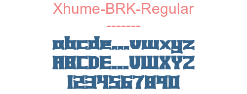 Xhume-BRK-Regular