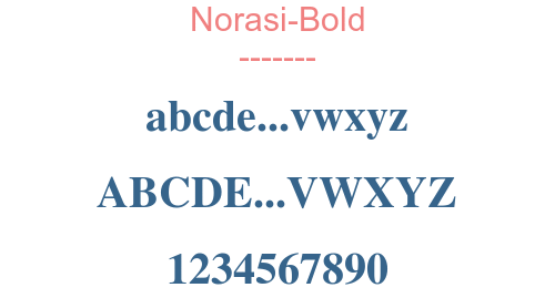 Norasi-Bold