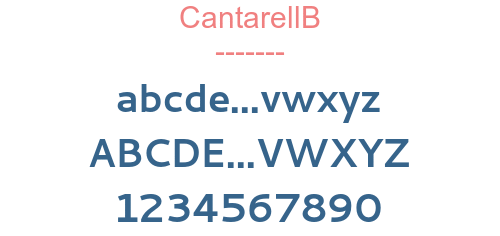 CantarellB