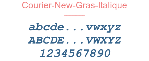 Courier-New-Gras-Italique