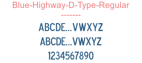 Blue-Highway-D-Type-Regular