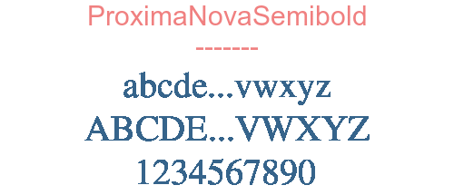 ProximaNovaSemibold