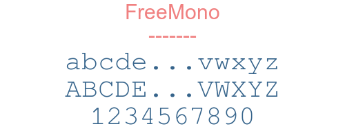 FreeMono