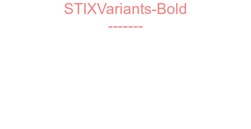 STIXVariants-Bold