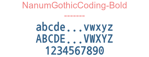 NanumGothicCoding-Bold