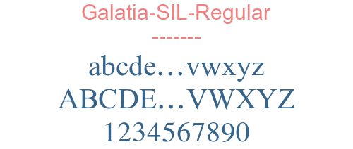 Galatia-SIL-Regular