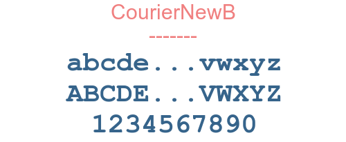 CourierNewB