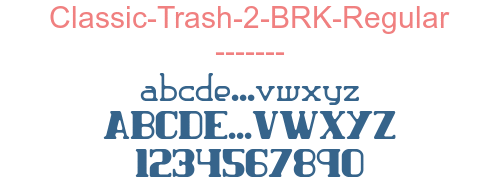 Classic-Trash-2-BRK-Regular