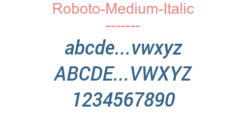 Roboto-Medium-Italic