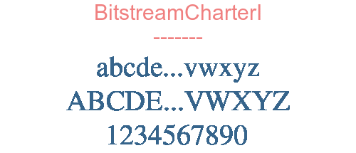 BitstreamCharterI