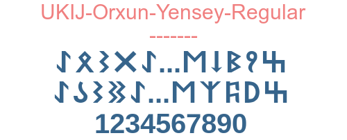 UKIJ-Orxun-Yensey-Regular