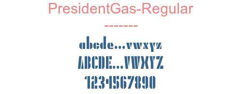 PresidentGas-Regular